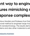 Screenshot from the iNANO website of the news article "New efficient way to engineer nanostructures mimicking natural immune response complexes"'s headline