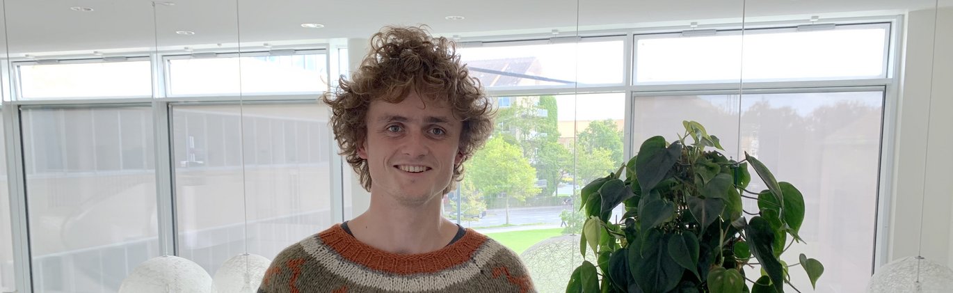 Malthe von Tangen Sivertsen is the first student to complete the Nanoscience Challenge Programme. (Photo: Jeppe Vang Lauritsen)