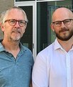 Jørgen Kjems (left) and Morten Venø are partners in a new consortium, PRIME, that will seek to develop biological nano-implants - based on naturally occurring signaling pathways - that can help patients with epilepsy. Photo: Anne Færch Nielsen.