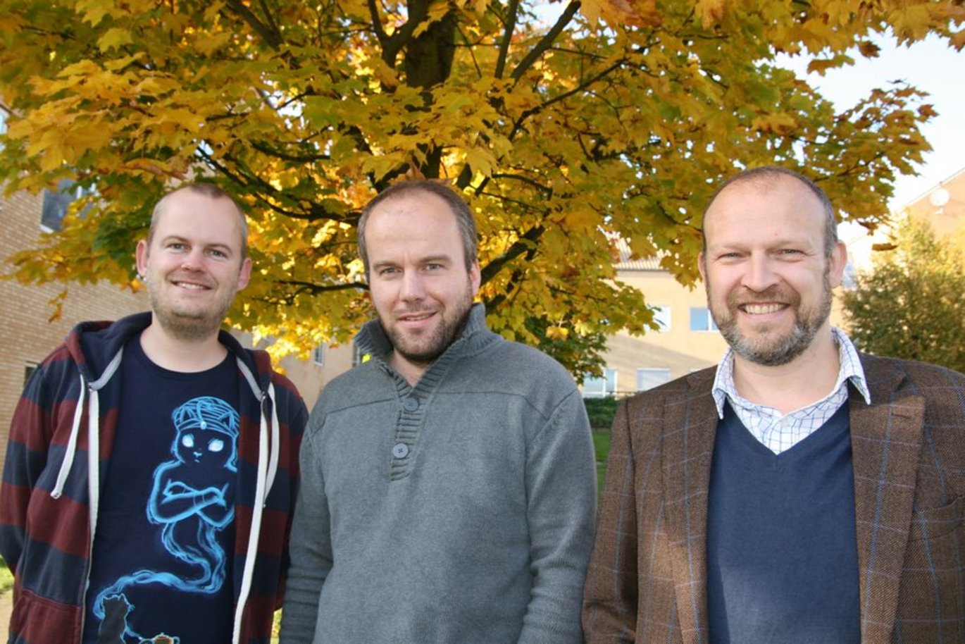 From left: Michael Knudsen, Henning Tidow and Poul Nissen (photo: Lisbeth Heilesen).