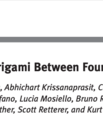 Screenshot from the article "Suspending DNA origami between four gold nanodots" in the journal Small